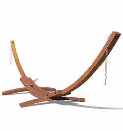 13 ft. Pine Hardwood Arc Frame Hammock Stand ( missing some hardware)