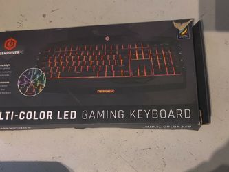 CYBERPOWERPC MULTI-COLOR LED GAMING USB KEYBOARD(7 COLOR BACKLIGHT