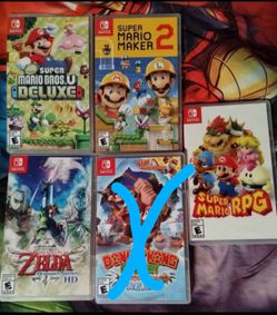 Nintendo switch games, $45 each, firm