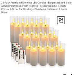 Acrylic Candles 