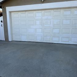 White Garage Door 
