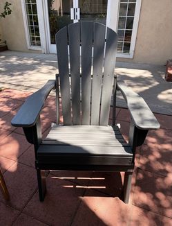 Gray Adirondack Outdoor Chair