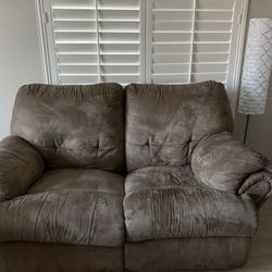 Free Recliner And Loveseat 