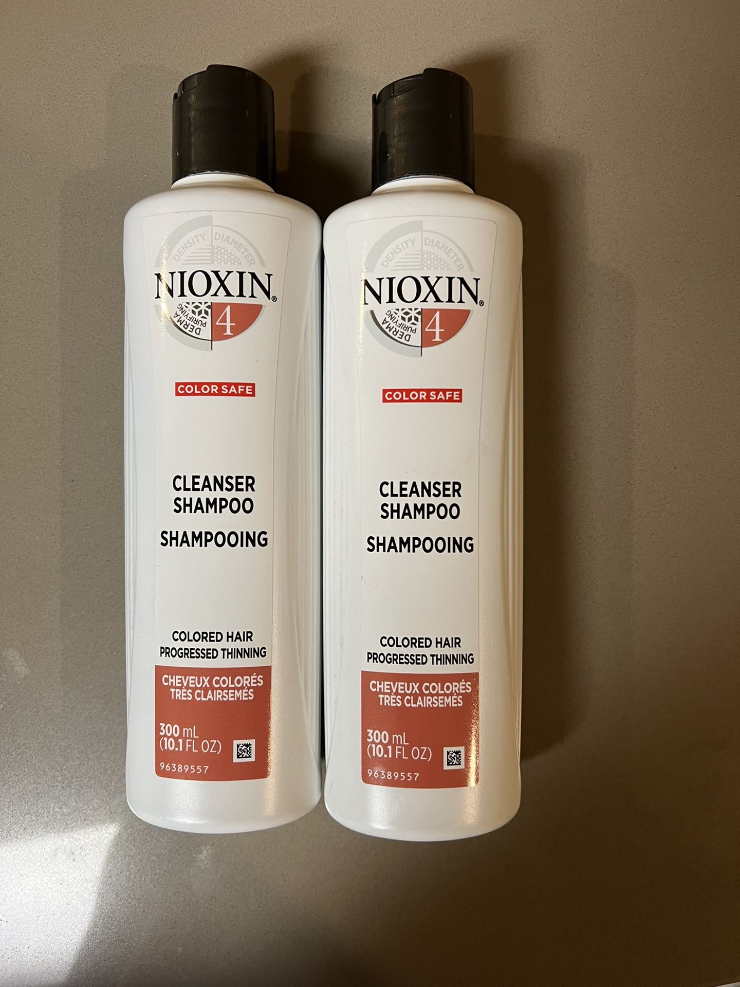 Nioxin 4 Color Safe Cleanser Shampoo 300ml  $10 Per Bottle Both For $15 