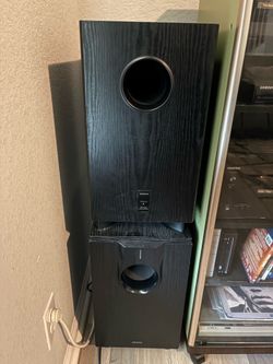 Two onkyo power subwoofers