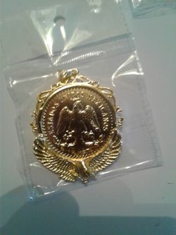 Centenario coin charm for necklace