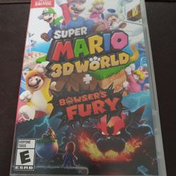 Great Condition Super Mario 3D World Bowser's Fury Nintendo Switch 