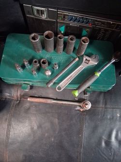 Coleman stove and tools
