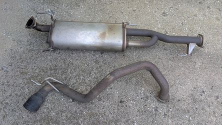 4runner 5th gen TRD muffler + TRD side exhaust
