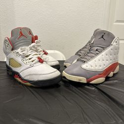 Jordan 5s Size 10 Jordan 13s Size 10.5 