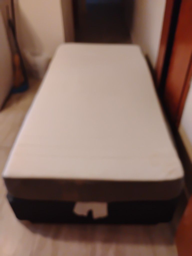 6 Inch Twin Memory Foam Mattress With Twin Box Spring