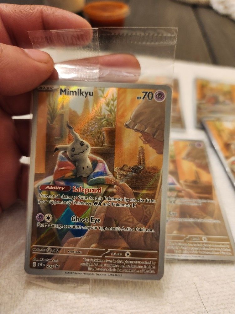 Mimikyu Promo 075 $ 5 cards for 25