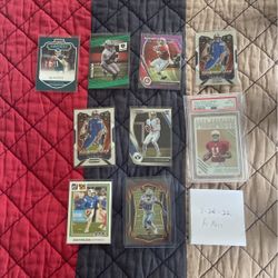PSA Graded And Ungraded Football Cards Bundle