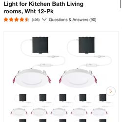 4 in Round Adj Color Temp Canless Recessed Light