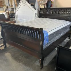 Queen Bed Frame And Mattress $350 