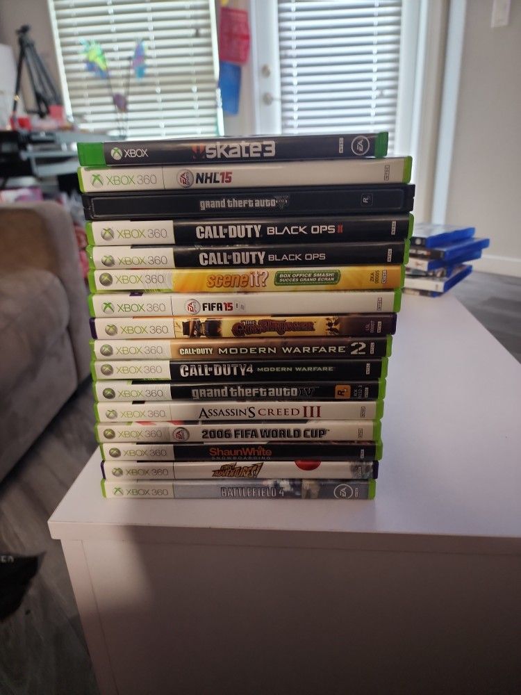 Xbox 360 Games Don't Use And Don't Need. 10-5 Bucks Each 