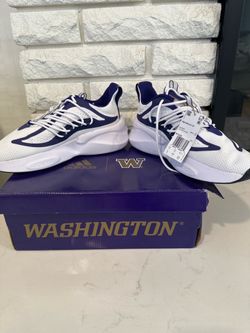 Adidas AlphaBoost V1 Washington Huskies Men’s Size 8 - New w/ Tags & Box