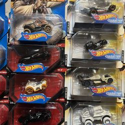 Complete 1st Set Star Wars  Hot wheels Collection Plus More And Mario Kart Hot wheels 