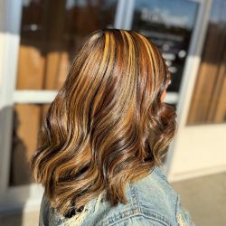 Hand colored wig