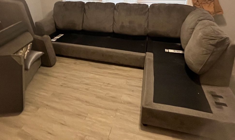 Two piece couch, almost new