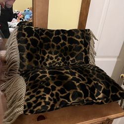 Animal Print Throw Pillow Set