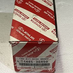 Toyota OEM Brake pads front for 07-2011 L. Gs350