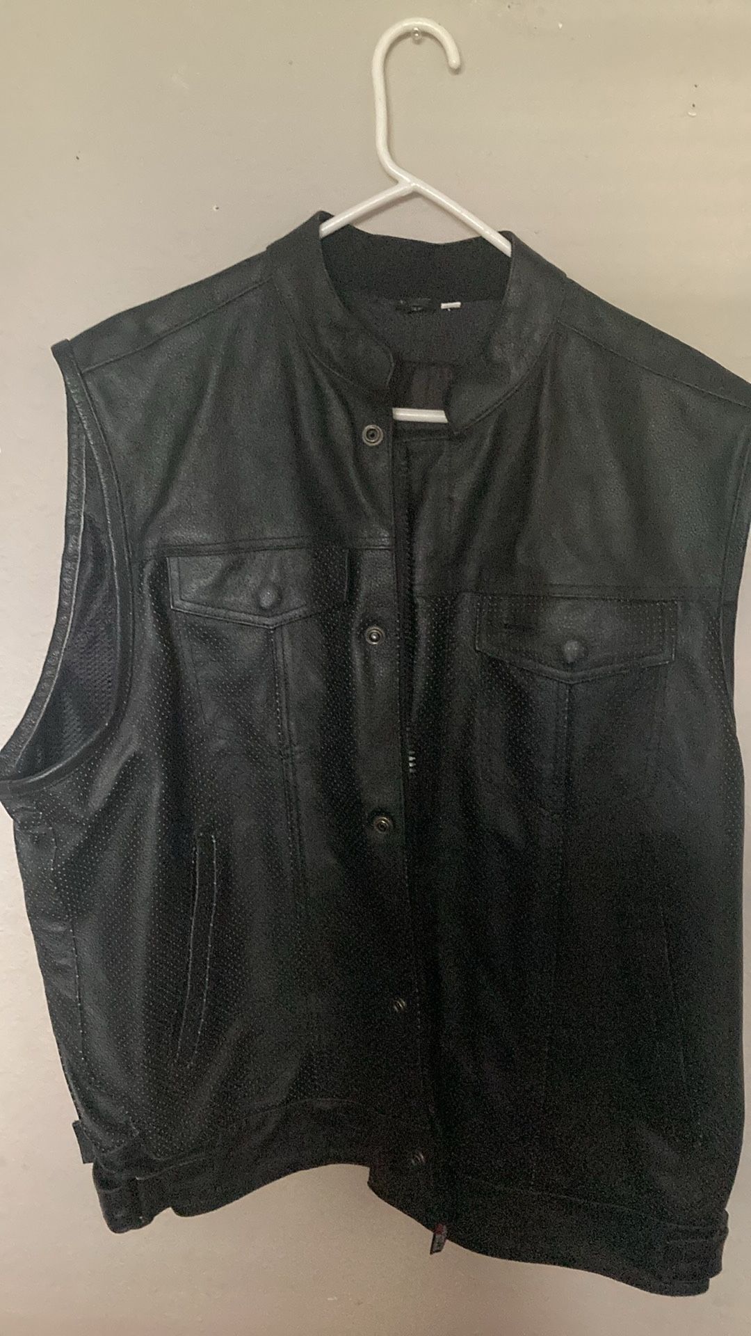 Men’s Leather Vest/ Jacket