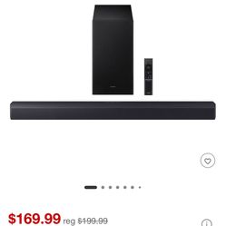 Samsung Sound Bar And Woofer