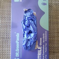 Rubber Nitrile Gloves Size Medium 