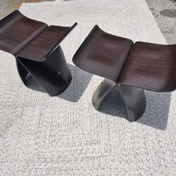 Butterfly Stools (2) Espresso 