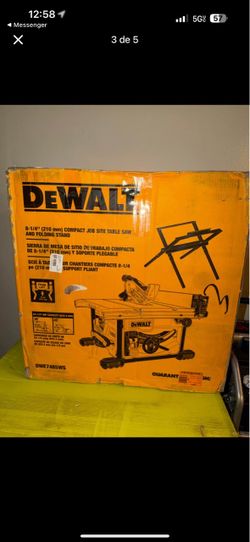 DeWalt DWE7485WS 8-1/4" Compact Table Saw with Stand