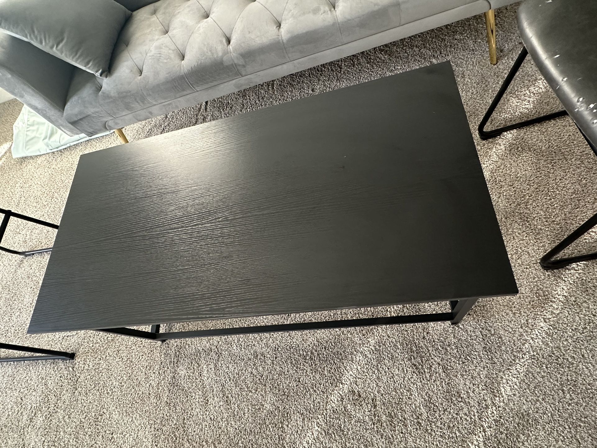 Black Metal Coffee Table