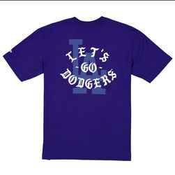 Men's Los Angeles Dodgers New Era Born x Raised Royal Let's Go Dodgers T-Shirt