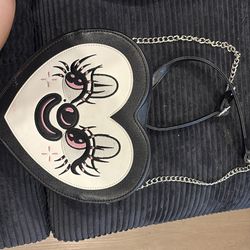 Creepy Gals Heart purse