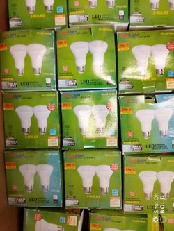 LED Light Bulbs 50w Soft White Lot of 90 Bulbs