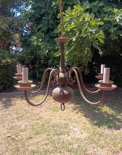 Antique Brass Chandler