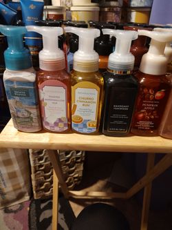 New bath and body works foam hand soaps