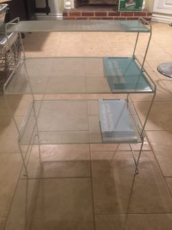 Container store stacking shelves- never used.