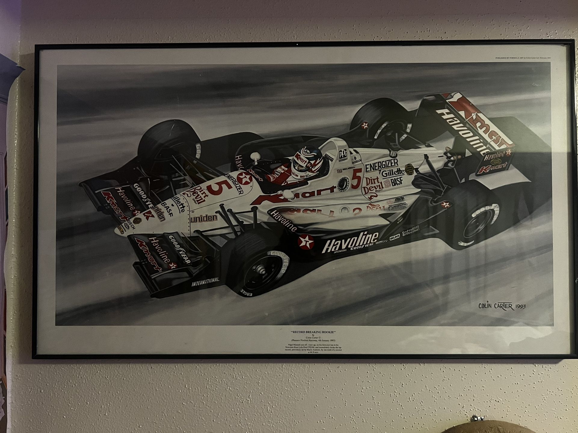 F1 Poster- Colin Carter