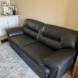Leather Couch 