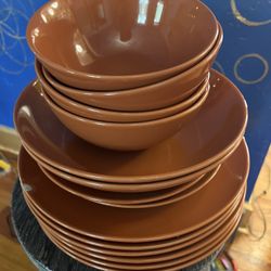 IKEA Orange Dinnerware 