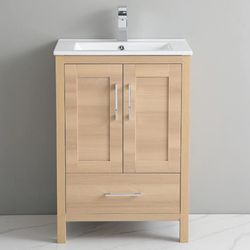 SALE ~ Modern PVC Bathroom Vanity - 24 inches