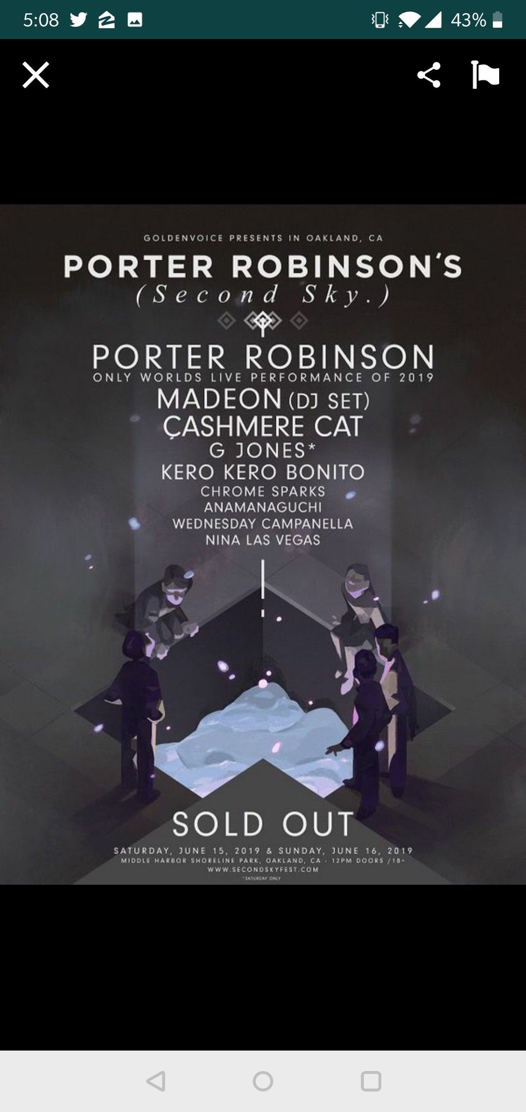 Second sky Sunday tickets