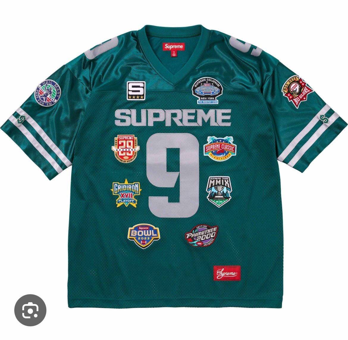Supreme Large Teal F/w23 Jersey STEAL
