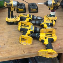 DeWalt Impact and Hammer Drill 2 x set Plus Saws All 