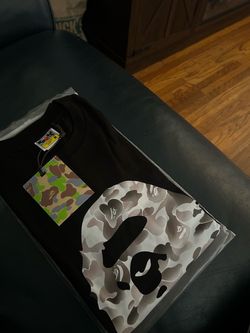 White/Grey Camo Bape Tee