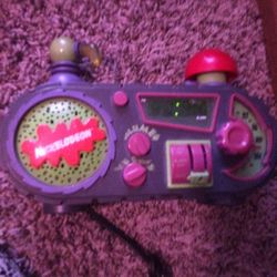 90s Nickelodeon Alarm Clock Radio 
