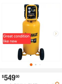 ✨️ DEWALT 26 Gal. 175 PSI Ultra Quiet Portable Electric Air Compressor w5607