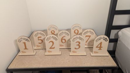 Table Numbers