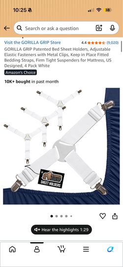 Sheet straps